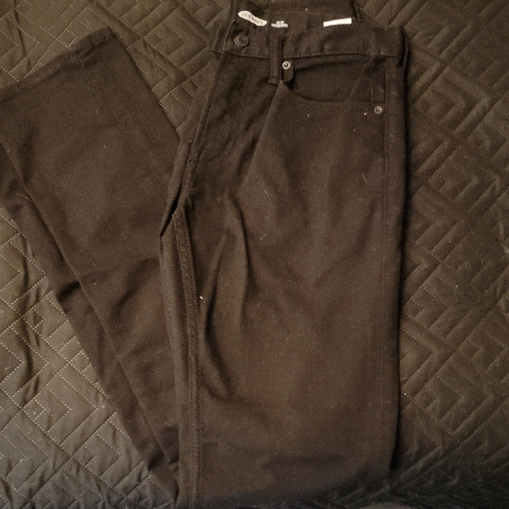 Old Navy Men's Black Chinos